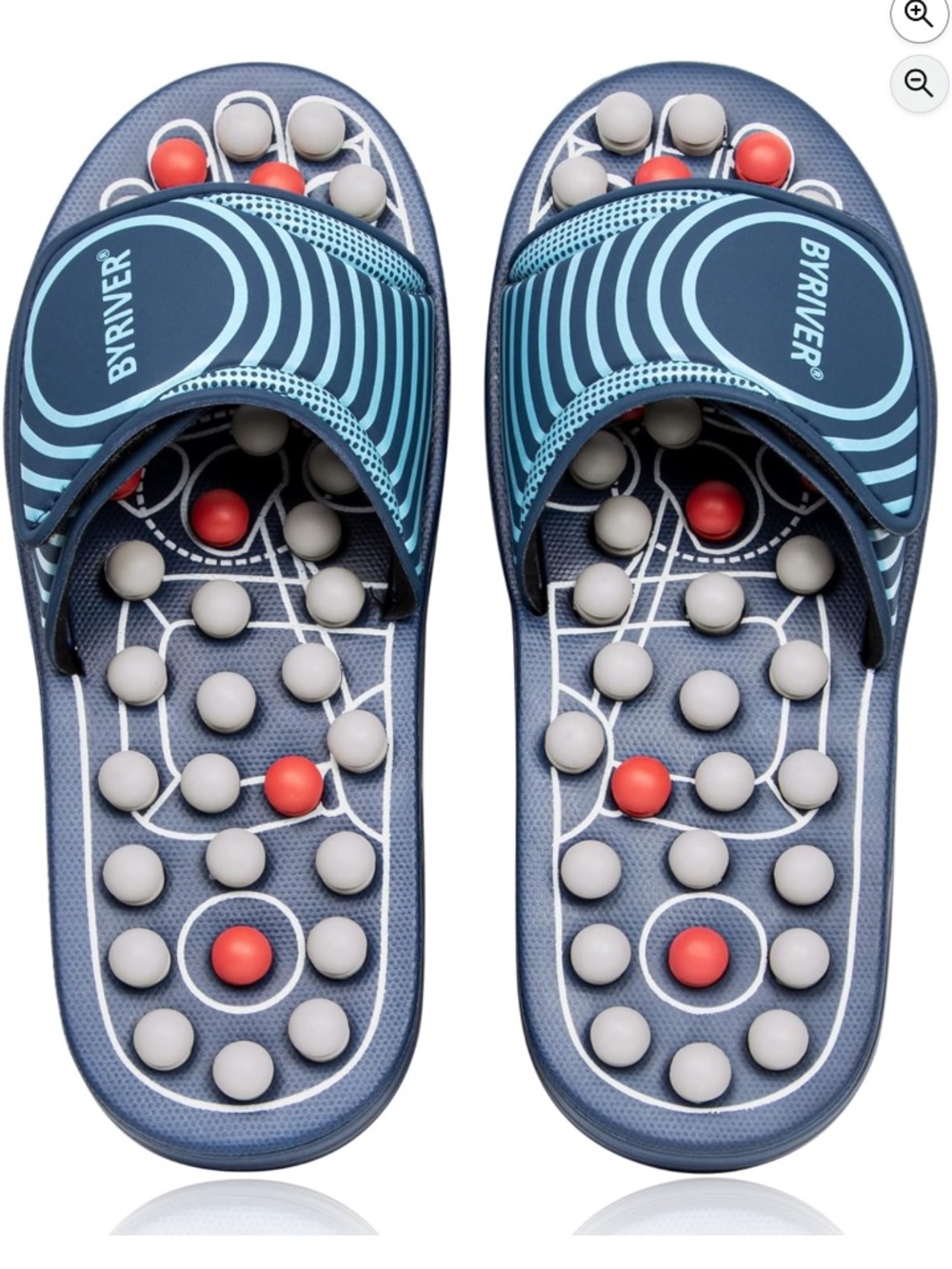 Acupuncture Massage Sandals Size: S-Women (7-8.5), Men (6-6.5)